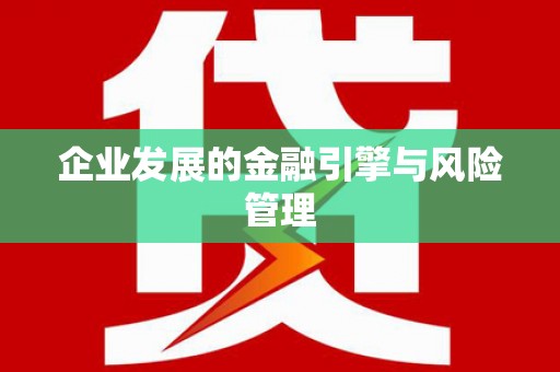 江华企业发展的金融引擎与风险管理