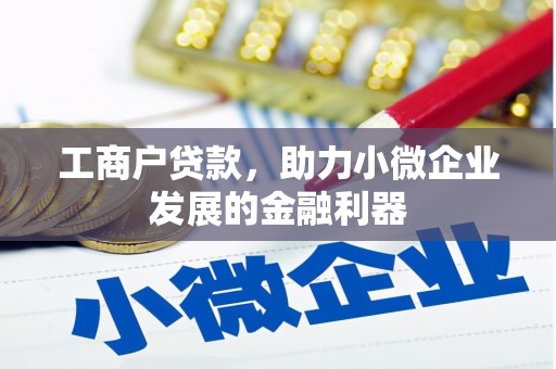 江华工商户贷款，助力小微企业发展的金融利器