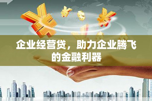 江华企业经营贷，助力企业腾飞的金融利器