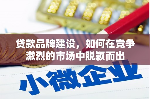 江华贷款品牌建设，如何在竞争激烈的市场中脱颖而出