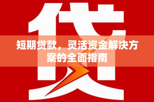 江华短期贷款，灵活资金解决方案的全面指南