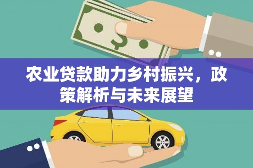 江华农业贷款助力乡村振兴，政策解析与未来展望