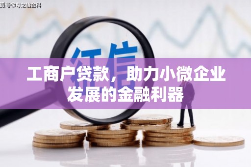 江华工商户贷款，助力小微企业发展的金融利器