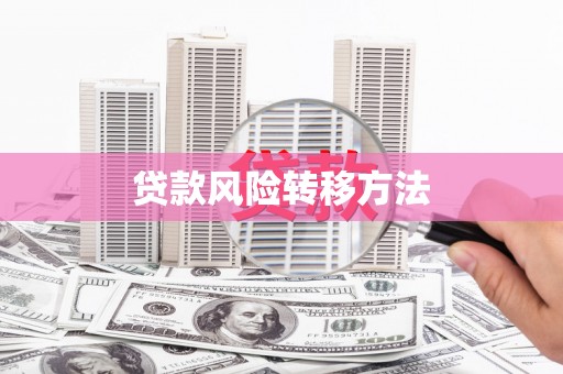 江华贷款风险转移方法