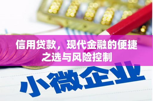 江华信用贷款，现代金融的便捷之选与风险控制