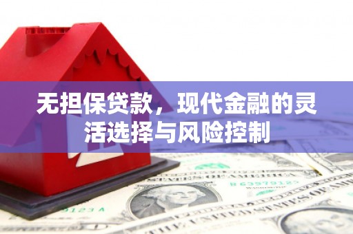 江华无担保贷款，现代金融的灵活选择与风险控制