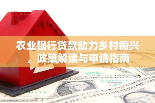 江华农业银行贷款助力乡村振兴，政策解读与申请指南