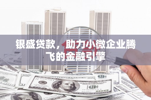 江华银盛贷款，助力小微企业腾飞的金融引擎