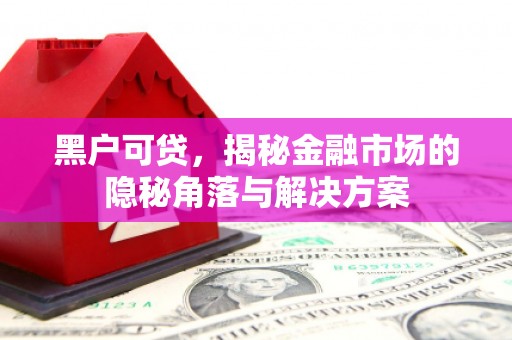 江华黑户可贷，揭秘金融市场的隐秘角落与解决方案