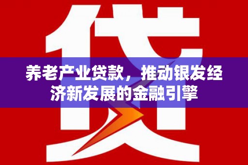 江华养老产业贷款，推动银发经济新发展的金融引擎