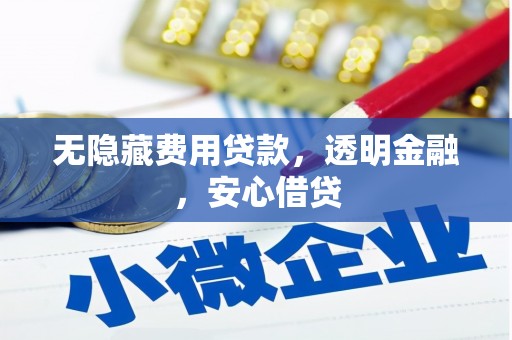 江华无隐藏费用贷款，透明金融，安心借贷