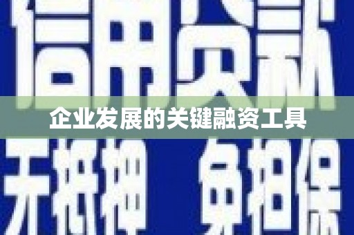 江华企业发展的关键融资工具
