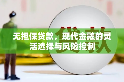 江华无担保贷款，现代金融的灵活选择与风险控制