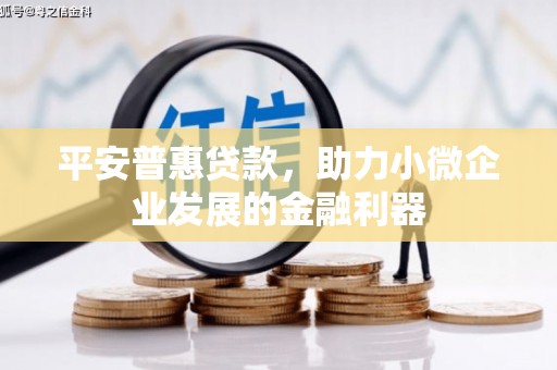江华平安普惠贷款，助力小微企业发展的金融利器