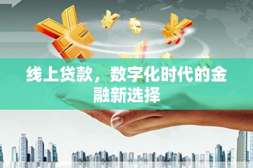 江华线上贷款，数字化时代的金融新选择