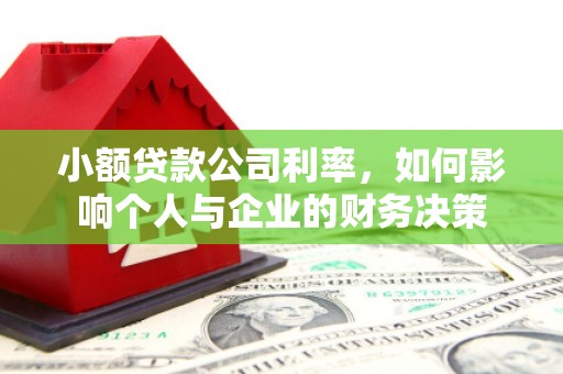 江华小额贷款公司利率，如何影响个人与企业的财务决策