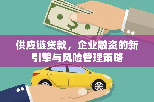 江华供应链贷款，企业融资的新引擎与风险管理策略