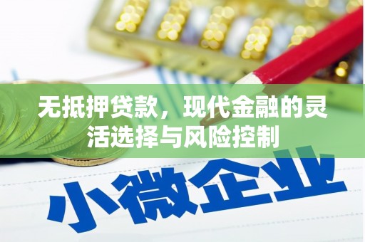 江华无抵押贷款，现代金融的灵活选择与风险控制
