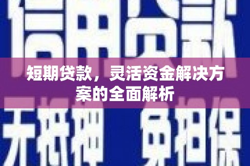 江华短期贷款，灵活资金解决方案的全面解析