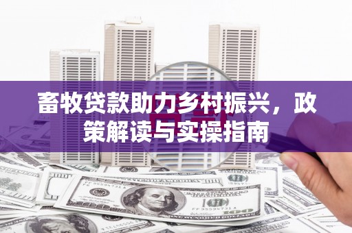 江华畜牧贷款助力乡村振兴，政策解读与实操指南