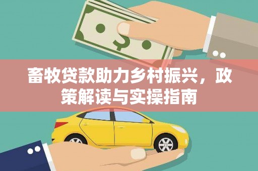 江华畜牧贷款助力乡村振兴，政策解读与实操指南