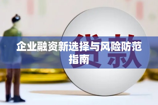 江华企业融资新选择与风险防范指南