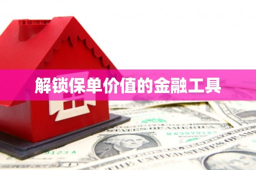 江华解锁保单价值的金融工具