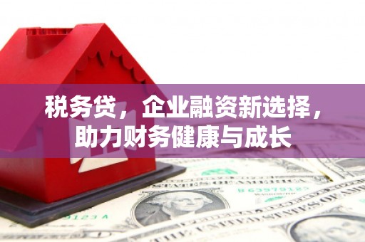 江华税务贷，企业融资新选择，助力财务健康与成长